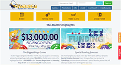 Desktop Screenshot of cyberbingo.com